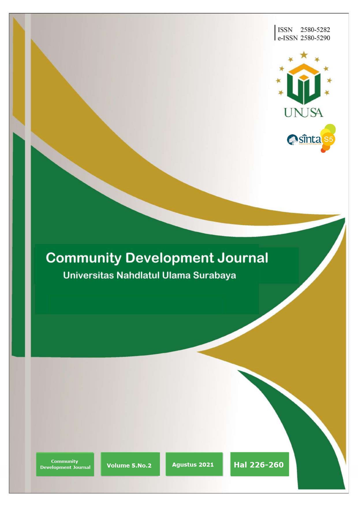 					View Vol. 5 No. 2 (2021): Community Development Journal
				