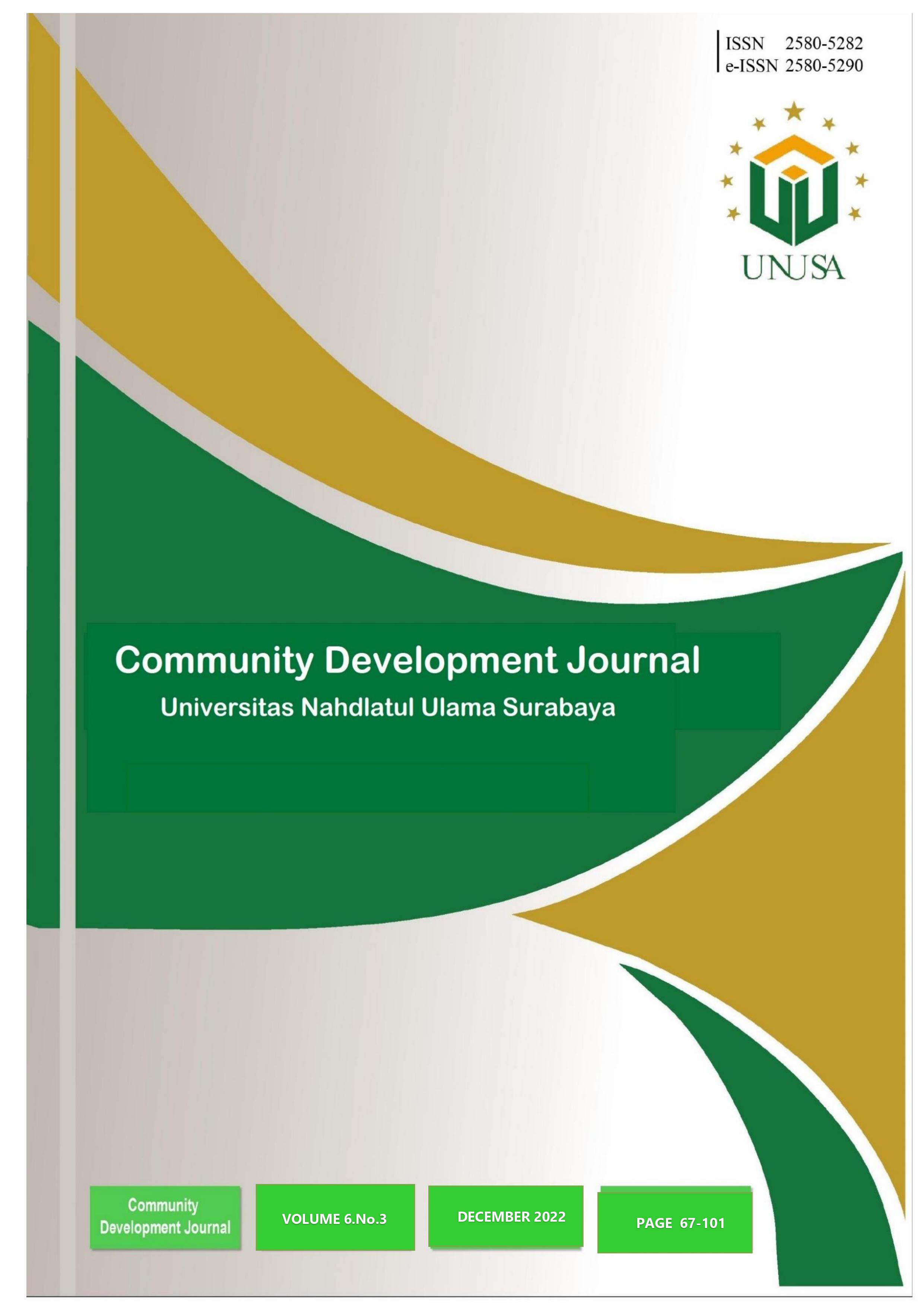 					View Vol. 6 No. 3 (2022): Community Development Journal
				